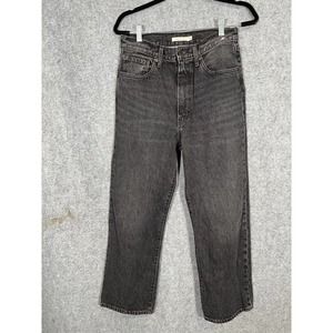 Levi's Wellthread Ribcage Straight - Black